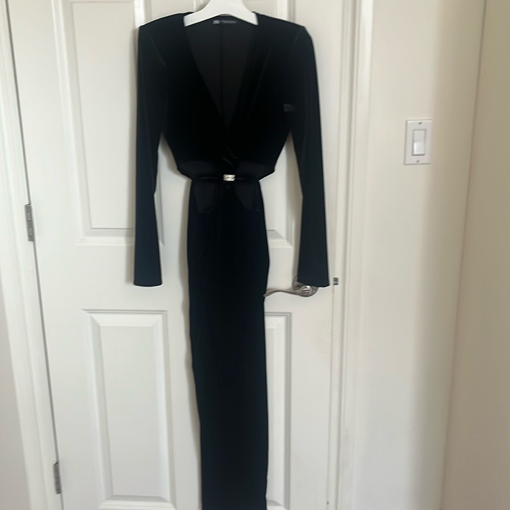 Zara velvet dress
